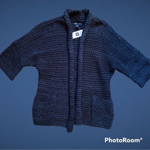 Adorable GAP Kids 3/4 dolman sleeve rolled front collar sweater Size Medium/8